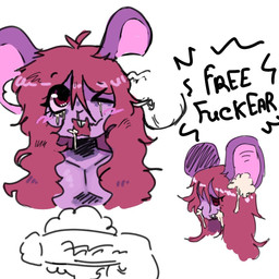 all_the_way_through anthro bodily_fluids cum cum_in_ear cum_inside duo ear_penetration female fur genital_fluids genitals hair in_one_ear_and_out_the_other incisors male male/female mouse_ears open_mouth penetration penile penile_penetration penis penis_in_ear purple_body purple_fur red_hair vein veiny_penis seleverthemouse selever_(seleverthemouse) mammal mouse murid murine rodent 1:1