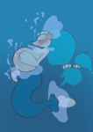 belly big_belly breasts busty_feral clothed clothing contraction egg female feral mermaid_tail oviposition partially_clothed pregnant pregnant_female pregnant_feral push pushing solo split_form darlondemonic nintendo pokemon generation_7_pokemon marine merfolk pokemon_(species) primarina absurd_res hi_res