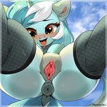 female feral fur genitals horn penetration pussy solo tail tongue bronymiau friendship_is_magic hasbro my_little_pony mythology lyra_heartstrings_(mlp) equid equine horse mammal mythological_creature mythological_equine pony unicorn 1:1