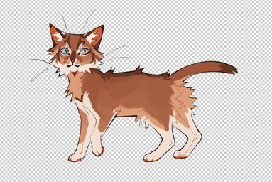 ambiguous_feral ambiguous_gender arm_tuft blue_eyes brown_body brown_fur checkered checkered_background cheek_tuft facial_tuft feral fur glistening glistening_eyes mouth_closed pattern_background pawpads red_nose red_pawpads shoulder_tuft side_view simple_background solo tuft whiskers white_body white_fur justkiddinb domestic_cat felid feline felis mammal