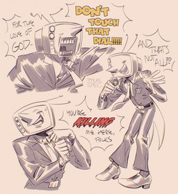 clothed clothing electronics for_a_head male necktie not_furry screen screen_face simple_background smile solo suit television text officialspec deltarune undertale_(series) tenna_(deltarune) darkner humanoid object_head screen_head tv_head absurd_res digital_media_(artwork) english_text hi_res