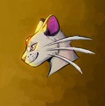 eyewear feral fur glasses simple_background smile solo whiskers lunarthunderstorm vicar nintendo pokemon luther_(lumen_sage) generation_1_pokemon persian_(pokemon) pokemon_(species) 2020 digital_media_(artwork) digital_painting_(artwork)