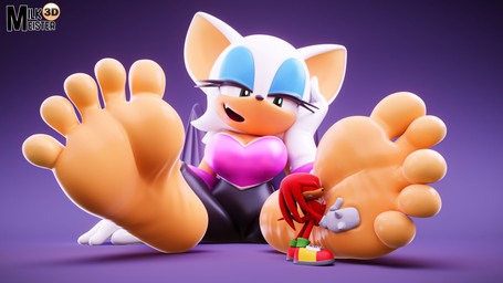 5_toes anthro blue_eyeshadow duo extreme_size_difference eyeshadow feet female foot_fetish foot_focus foot_grinding fur genitals gradient_background humanoid_feet humanoid_genitalia humanoid_penis makeup male male/female membrane_(anatomy) membranous_wings micro oversized_footjob penis plantigrade purple_background red_body red_fur simple_background sitting sitting_on_ground size_difference soles toes white_body white_fur wings milkmeister3d sega sonic_the_hedgehog_(series) knuckles_the_echidna rouge_the_bat bat echidna mammal monotreme 16:9 3d_(artwork) 4k absurd_res digital_media_(artwork) hi_res widescreen