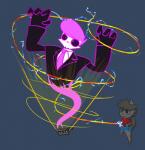 anterior_nasal_aperture anthro bone clothing duo female fur grey_background parody proton_pack simple_background skeleton sovietcatparty ghostbusters mystery_skulls lewis_pepper ramona_dragunov animated_skeleton domestic_cat felid feline felis ghost mammal spirit undead hi_res