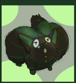 all_fours annoyed big_butt black_body black_fur butt ear_tuft feral fur green_body green_fur green_markings huge_butt inner_ear_fluff male markings mouth_closed multicolored_teeth quadruped slightly_chubby solo tail teeth thick_thighs tuft white_markings wide_hips nauiho felid feline mammal 2025 digital_drawing_(artwork) digital_media_(artwork) sketch