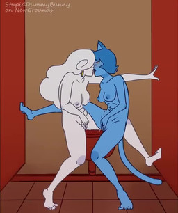 5_fingers 5_toes areola bathroom bent_arm bent_leg big_areola big_breasts big_nipples black_eyebrows blue_areola blue_body blue_breasts blue_ears blue_hair blue_inner_ear blue_nipples blue_tail blush blush_lines bodily_fluids bouncing_breasts breast_size_difference breasts breath brown_floor brown_wall close-up cloud duo ear_piercing ear_ring ejaculation erect_nipples exhausted extended_arm eyebrow_through_hair eyebrows eyes_closed feet female female/female fingering fingering_self fingers floor fusion genital_fluids genitals hair hair_over_eye humanoid_feet humanoid_hands humanoid_on_humanoid inside internal_wall light_body light_hair long_hair long_tail looking_pleasured making_out masturbation mature_female mature_humanoid moan monotone_hair monotone_tail nipples nude nude_female nude_humanoid open_mouth orgasm orgasm_face piercing pink_blush plantigrade pointy_ears prick_ears public_restroom puffy_hair purple_areola purple_nipples raised_heel restroom_stall ring_piercing sex short_hair spread_legs spreading standing tail text thick_thighs thin_eyebrows tile tile_floor toes toilet translucent translucent_hair tribadism vaginal vaginal_fingering vaginal_fluids vaginal_masturbation vaginal_squirting vulva wall_(structure) white_body white_breasts white_hair stupiddummybunny cartoon_network the_amazing_world_of_gumball nicole_watterson nicoshida yuki_yoshida air_creature air_humanoid animal_humanoid cat_humanoid cloud_humanoid elemental_creature elemental_humanoid felid felid_humanoid feline feline_humanoid humanoid living_cloud mammal mammal_humanoid 2d_animation animated artist_name english_description long_playtime sound video
