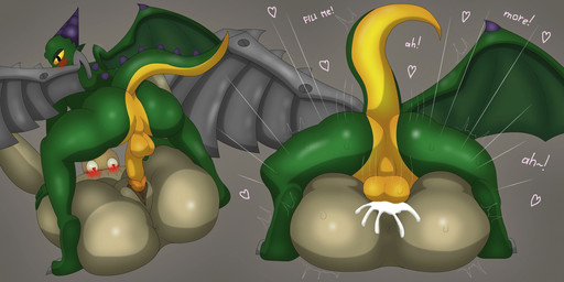 anthro bodily_fluids cum cum_in_vagina cum_inside duo ejaculation female from_front_position genital_fluids green_body male male/female mating_press membrane_(anatomy) membranous_wings prosthetic_wing sex tail wings magalnik mythology molly_(magalnik) arthropod dragon humanoid insect lepidopteran moth mythological_creature mythological_scalie scalie 2022 2:1 hi_res