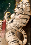 2014 abs anthro arm_behind_head balls cum cumshot erection feline fur leaning male mammal masturbation medallion muscles necklace nipples nude orgasm pecs penis pockyrumz solo tiger white_tiger
Rating: Explicit
Score: 17
User: Numeroth
Date: March 07, 2014