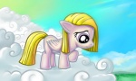 blonde_hair cloud feathered_wings feathers female feral frown grey_eyes hair outside pre-g4 quadruped sad simple_background sky skyscape solo tail white_body white_feathers wings young young_feral alexmakovsky hasbro mlp_g1 my_little_pony my_little_pony_'n_friends mythology surprise_(pre-g4) equid equine mammal mythological_creature mythological_equine pegasus 2012 5:3 hi_res