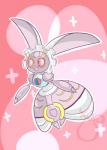 female machine red_eyes solo cheezie nintendo pokemon generation_7_pokemon legendary_pokemon magearna pokemon_(species) robot 2016 hi_res