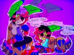 ambiguous_gender anthro bong claws clone dialogue drugs duo feral lighter mitosis open_mouth purple_background semi-anthro simple_background sparklefur fr3ak_bus_(artist) diesel_(jackrabbit) canid canine canis domestic_dog hare husky hybrid lagomorph leporid mammal nordic_sled_dog rabbit spitz 2025 hi_res shaded