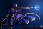 abs biceps big_breasts blue_bottomwear blue_cape blue_clothing blue_headgear blue_headwear blue_topwear bottomwear breasts cape clothed clothing crouching female front_view fully_clothed gun headgear headwear holding_gun holding_object holding_ranged_weapon holding_weapon multicolored_bottomwear multicolored_cape multicolored_clothing multicolored_headgear multicolored_headwear multicolored_topwear muscular muscular_female muscular_humanoid pose ranged_weapon skimpy solo text topwear under_boob weapon yellow_bottomwear yellow_cape yellow_clothing yellow_headgear yellow_headwear yellow_topwear villainous_muse bioware electronic_arts mass_effect alien alien_humanoid humanoid quarian full-length_portrait pinup portrait url