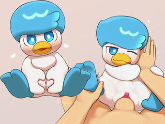arm_support beak before_and_after bestiality blue_eyes blush clitoral_hood clitoris closed_smile duo feathers feet female female_feral female_focus female_penetrated feral feral_focus feral_penetrated first_person_view genitals gesture head_tuft heart_gesture heart_reaction high-angle_view holding_arm holding_leg human_on_feral human_penetrating human_penetrating_feral humanoid_genitalia humanoid_penis interspecies larger_human larger_male looking_at_another looking_at_partner looking_at_viewer male male/female membrane_(anatomy) mostly_offscreen_male mouth_closed one_eye_closed open_mouth penetration penile penile_penetration penis pokephilia presenting presenting_vulva sex simple_background sitting size_difference smaller_female smaller_feral smaller_penetrated smile toes tuft vaginal vaginal_penetration vulva webbed_feet white_body white_feathers beageiso nintendo pokemon generation_9_pokemon human mammal pokemon_(species) quaxly 4:3 absurd_res digital_drawing_(artwork) digital_media_(artwork) hi_res