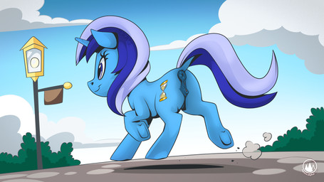anatomically_correct animal_genitalia animal_vulva anus blue_body blue_eyes blue_mane cloud cutie_mark detailed_background dock_(anatomy) equine_anus equine_genitalia equine_vulva female feral genitals hair hooves horn mane multicolored_hair multicolored_mane outside puffy_anus sky smile solo street street_lamp tail two_tone_hair two_tone_mane underhoof vulva walking walking_away mysticalpha friendship_is_magic hasbro my_little_pony mythology minuette_(mlp) equid equine horse mammal mythological_creature mythological_equine pony unicorn 16:9 2022 hi_res shaded widescreen