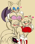 anthro big_breasts blue_eyes breasts clothing cock_teasing cockteasing female footwear green_eyes group leotard male male/female on_lap shoes simple_background sitting sitting_on_lap trio wings roga141 sega sonic_the_hedgehog_(series) amy_rose miles_prower rouge_the_bat bat canid canine eulipotyphlan fox hedgehog mammal 2020 absurd_res hi_res sketch