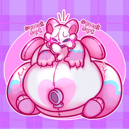 ambiguous_gender bloated inflatable inflation non_speaking paws pool_toy solo squeaking wings conditional_dnp tuvandalist animate_inanimate domestic_cat felid feline felis living_inflatable mammal 1:1 hi_res