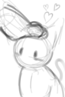 ambiguous_gender black_eyes blush disembodied_hand duo ears_down ears_up empty_eyes feral hand_on_head headpat heart_symbol looking_up mouthless petting pivoted_ears pointy_ears prick_ears simple_background sitting toony white_background hasukii love_exalt_8372 team_veki pet_(love_exalt_8372) domestic_cat felid feline felis mammal animated animated_gif hi_res short_playtime sketch