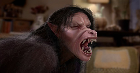 all_fours black_hair bodily_fluids canine_ears detailed_background female fur fur_growth furniture growth hair hair_growth living_room nude pointy_ears prick_ears realistic sharp_teeth snout snout_growth sofa solo species_transformation sweat table teeth transformation liminalbean an_american_werewolf_in_london mythology canid canine mammal mythological_canine mythological_creature werecanid werecanine werecreature werewolf 256:135 4k absurd_res detailed hi_res