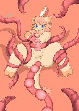anal anal_penetration anthro egg egg_in_ass male oviposition penetration restrained restrained_by_tentacles sex solo tan_body tentacle_penetration tentacle_sex tentacles dg36067_(artist) fabulous_beasts mythology shi_qilin dragon equid equine horse mammal mythological_creature mythological_scalie pony scalie hi_res signature
