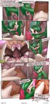 2017 absurd_res alternative_fashion angry becoming_erect bisexual blue_eyes blush bodily_fluids bulge butt clitoris comic cunnilingus dialogue english_text erection eyes_closed female female/female fuckboy gallade gardevoir generation_3_pokemon generation_4_pokemon generation_5_pokemon genital_fluids genitals goth gothitelle group group_sex half-closed_eyes hi_res human lol_comments male male/female mammal masterploxy narrowed_eyes nintendo not_furry open_mouth oral penis pokemon pokemon_(species) pokemon_speak purple_body pussy red_eyes sex speech_bubble teeth text thought_bubble threesome tongue trio vaginal vaginal_fluids