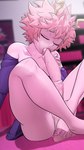 autofellatio balls big_penis breasts erection feet foot_on_balls genitals gynomorph hair horn intersex masturbation not_furry oral oral_masturbation penile penile_masturbation penis pink_body pink_hair pink_skin solo greatm8sfm my_hero_academia ashido_mina horned_humanoid humanoid 3d_(artwork) 9:16 digital_media_(artwork) hi_res source_filmmaker_(artwork)