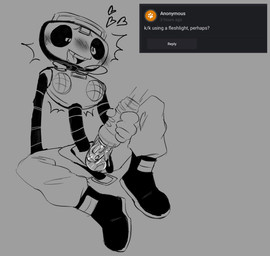 balls belt blush bodily_fluids bottomwear clothed clothing drooling erection footwear genitals grey_background heart_symbol holding_object holding_penetrable_sex_toy holding_sex_toy humanoid_genitalia humanoid_penis looking_pleasured lube machine male masturbation metallic_body motion_lines not_furry open_belt open_bottomwear open_clothing open_mouth open_pants open_smile pants penetrable_sex_toy penile penile_masturbation penis saliva sex_toy shoes simple_background sitting smile solo spread_legs spreading sweat teeth toying_self squiffedpunk deltarune undertale_(series) k_k_(deltarune) darkner humanoid robot robot_humanoid 2021 archived_source hi_res