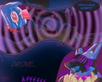 anal anal_penetration bodily_fluids bulge collar cum cum_in_ass cum_inside erection fellatio first_person_view gag gagged genital_fluids genitals hypnosis hypnotic_visor latex liquid_latex lock_bulge male mind_control null_bulge oral oral_penetration penetration penile penis revenge sex speech_bubble spreading surprise teasing text toy unlocking riggedreded nintendo pokemon ceph_(almightyparafox) generation_4_pokemon lucario pokemon_(species) 2024 english_text hi_res