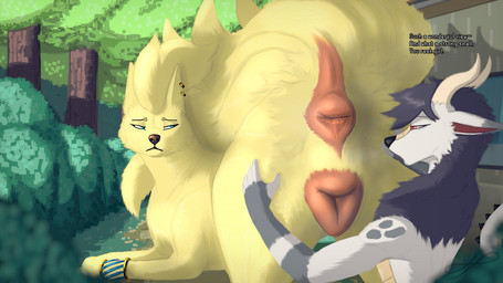 animal_genitalia animal_vulva anthro anthro_on_feral anus anus_focus bestiality big_anus big_butt big_vulva bracelet butt canine_genitalia canine_vulva detailed_anus dialogue ear_piercing female feral fluffy fluffy_hair fluffy_tail forest forest_background fur genitals gold_(metal) gold_jewelry grass hair horn interspecies jewelry larger_feral looking_at_anus looking_back male male/female male_on_feral mane musk musk_play musk_sniffing musky_anus musky_butt musky_vulva nature nature_background piercing plant pokephilia puffy_anus raised_tail scales size_difference smelly smelly_anus smelly_butt tail tail_anus tail_tuft text thick_thighs tree tuft ventral_scales vulva wide_hips hazed01 mythology nintendo pokemon iridius canid canine dragon furred_dragon furred_scalie generation_1_pokemon hybrid mammal mythological_creature mythological_scalie ninetales pokemon_(species) scalie absurd_res detailed english_text hi_res