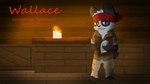 anthro candle cleaning cleaning_rag male smile solo wallace_(defnotgriz_live) defnotgriz_live mammal 16:9 hi_res widescreen