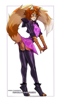 anthro biped breasts butt claws clothed clothed_anthro clothed_female clothing female fingers fur hair looking_at_viewer smile standing tail teeth text shermugi domestic_cat felid feline felis mammal 2026 absurd_res digital_drawing_(artwork) digital_media_(artwork) english_text hi_res