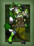 anthro clothing corset female green_body green_hair hair hooves lingerie patchwork_clothing potion solo topwear transformation metallicumbrage neopets fan_character sophie_the_swamp_witch tuli_(metrohunter) bori_(neopets) christmas_neopet deer ixi_(neopets) mammal neopet_(species)