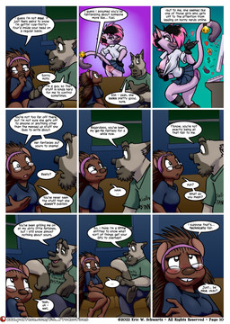 3_toes 4_fingers accessory age_difference anthro anthro_on_anthro barefoot bell biped black_hair black_nose blowing_kiss blush bottomwear breasts brown_body brown_fur brown_nose brown_quills butt clothed clothed_anthro clothed_female clothed_male clothing computer copyright_symbol dialogue dipstick_ears dipstick_tail ear_markings electronics eyebrows eyelashes eyewear feet female female_anthro fingers fully_clothed fully_clothed_anthro fully_clothed_female fully_clothed_male fur furgonomics furniture glasses gloves_(marking) group hair hindpaw humanoid_hands inside jingle_bell linked_speech_bubble looking_at_another male male/female male_anthro markings multicolored_ears on_sofa page_number panties pants patreon_logo patreon_username paws plantigrade pupils quill_hair quills_(anatomy) shirt shorts sitting sitting_on_sofa skirt snout sofa speech_bubble symbol tail tail_accessory tail_bell tail_markings tan_body tan_fur text text_on_clothing text_on_shirt text_on_topwear title toes topwear trio underwear wearing_glasses white_body white_fur eric_schwartz patreon doug_(ews) fuki_(ews) holly_(ews) canid canine canis domestic_cat domestic_dog felid feline felis herding_dog hybrid mammal pastoral_dog porcupine rodent welsh_corgi wolf wolfdog 2022 artist_name comic dated english_text hi_res url