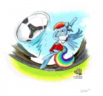 anthro anthrofied ball blue_body blue_feathers blue_fur clothed clothing euro_2012 feathered_wings feathers female fisheye_lens fur hair multicolored_hair multicolored_tail poland rainbow_hair rainbow_tail soccer soccer_ball solo sport tail wings damiano131 friendship_is_magic hasbro my_little_pony mythology rainbow_dash_(mlp) equid equine mammal mythological_creature mythological_equine pegasus digital_media_(artwork) full-length_portrait portrait