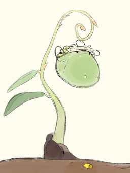 ambiguous_gender black_tentacles chrysalis crown dirt feral green_body hanging_by_tail headgear leaf molting multicolored_body multicolored_skin plant shed_skin solo tail tentacles transformation radically_napping disney hoppers_(disney) pixar titus_(hoppers) arthropod insect 3:4 hi_res official_art sequence