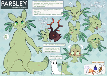 angry antlers belly blue_fruit_(rain_world) blush blushing_profusely bodily_fluids brown_body brown_fur cheeky duo ear_markings ears_back ears_down ears_up expressions eyebrows facial_scar female feral food freckles fungus fur gills green_body green_eyes green_fur green_gills happy heart_symbol hissing horn laugh male male/female markings mushroom orange_eyes pivoted_ears raised_eyebrow raised_eyebrows rubbing sad scar shocked smile smug smug_face solo sound_effects speech_bubble standing sweat tail tail_markings tail_scar teeth teeth_showing text thick_tail thick_thighs tongue tongue_out trickate rain_world videocult parsley_(trickate) centipede_(rain_world) scavenger_(rain_world) slime_mold_(rain_world) slugcat english_description english_text hi_res model_sheet