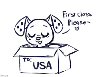 black_nose black_spots box container eyes_closed female feral fur in_box in_container markings mole_(marking) solo spots white_body white_fur higglytownhero 101_dalmatian_street 101_dalmatians disney destiny_(101_dalmatians) triple_d_(101_dalmatians) canid canine canis dalmatian domestic_dog mammal low_res