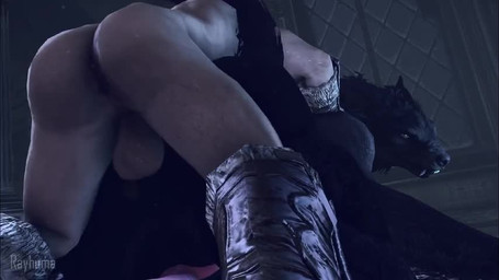 all_fours anal anal_penetration animal_genitalia animal_penis anthro armor backsack balls big_balls big_butt big_penis black_body black_fur boots bracers butt canine_genitalia canine_penis clothing duo footwear fur genitals humanoid_genitalia humanoid_penis looking_back male male/male nude open_mouth penetration penile penile_penetration penis penis_in_ass sex shoes tail tongue tongue_out rayhuma bethesda_game_studios microsoft mythology skyrim the_elder_scrolls skyrim_werewolf canid canine human mammal mythological_canine mythological_creature werecanid werecanine werecreature werewolf 3d_(artwork) 3d_animation animated digital_media_(artwork) high_framerate no_sound short_playtime video