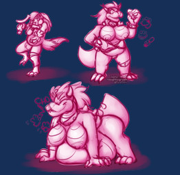 3_toes 4_fingers anthro belly big_belly big_breasts bracelet breasts butt clothed clothing collar duo eating expansion eyes_closed feet female fingers food force_feeding forced frown gender_transformation hair horn inflation jewelry mind_control necklace nipples non-mammal_breasts nude open_mouth overweight simple_background spikes standing surprised toes transformation weight_gain wide_hips naughtygryph mario_bros nintendo bowser ghost koopa scalie spirit 2018 alpha_channel digital_drawing_(artwork) digital_media_(artwork) monochrome