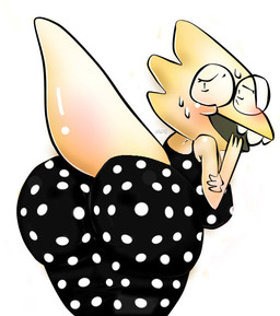 anthro big_butt blush bodily_fluids breasts buckteeth butt clothed clothing dress eyewear female glasses looking_back non-mammal_breasts open_mouth solo sweat teeth unknown_artist undertale undertale_(series) alphys lizard reptile scalie 2015 source_request
