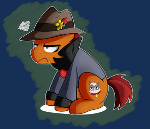 blue_eyes bottomless clothed clothing cutie_mark fedora flower frown grumpy hat headgear headwear male plant simple_background sitting solo suit transparent_background nolycs hasbro my_little_pony sourpuss_(mlp) tardar_sauce domestic_cat equid equine felid feline felis horse mammal pony 2014 alpha_channel meme