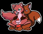 :3 alpha_channel anal anal_orgasm anal_penetration animal_genitalia anus balls blue_eyes bodily_fluids brown_body brown_fur brown_tail butt canid canine chibi countershading cum cum_inside cum_on_chest cum_on_self digital_media_(artwork) dipstick_tail duo ejaculation eurasian_red_squirrel eye_patch_(marking) facial_markings feral fox fur genital_fluids genitals hands-free head_markings heartykyng helivy inner_ear_fluff interspecies kate_hanami knot leaning_on_another looking_pleasured lying male male/male male_penetrated male_penetrating male_penetrating_male mammal markings multicolored_body multicolored_fur multicolored_tail nude on_bottom on_front on_top orgasm patch_(marking) penetration penile penile_penetration penis penis_in_ass pink_eyes predator/prey predator_penetrating predator_penetrating_prey prey_dom_predator_sub prey_penetrated red_body red_fur red_penis reverse_cowgirl_position rodent sciurid semi-anthro sex simultaneous_orgasms standing standing_sex tail tail_markings tree_squirrel tuft