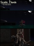 2009 agroalba anthro balls bdsm carrying_another comic detailed_background digital_media_(artwork) dragon duo equid equine flaccid foreskin full_moon genitals horn horse humanoid_genitalia humanoid_penis male mammal membrane_(anatomy) membranous_wings moon mythological_creature mythological_scalie mythology night nude penis petplay piggyback ponyplay roleplay scalie segremores straddling tail wings