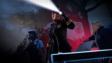 5_fingers anthro barricade black_body black_fur black_hair blonde_hair bottomwear breasts brown_body brown_fur clothed clothed_anthro clothed_female clothed_male clothing female fingers flashlight fur gloves group hair handwear humanoid_hands jacket male night pants police police_uniform standing tan_body tan_fur topwear trio uniform petruz petruz_(modeler) ryuma_(petruz) equid equine horse mammal 16:9 3d_(artwork) digital_media_(artwork) hi_res source_filmmaker_(artwork) widescreen