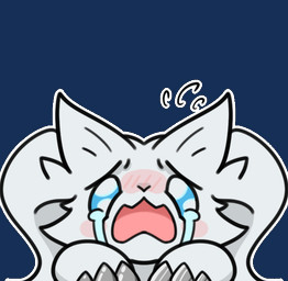 anthro blue_eyes blush bodily_fluids crying female fur hair nails solo tears white_body white_fur white_hair adetuddymax nintendo pokemon generation_5_pokemon legendary_pokemon pokemon_(species) reshiram alpha_channel