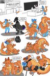 anthro bdsm bondage bound clothing costume drone dronification duo female female/female glistening glistening_body handle hypnosis inflatable latex mind_control null_bulge orange_goo pawpads pool_toy tail transformation visor conditional_dnp lustylamb kobold_corp goo_creature hi_res