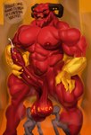 abs anthro ball_lick ball_suck balls barazoku baron_of_hell biceps big_muscles big_pecs bodily_fluids claws cum demon dialogue doom_(series) erection faceless_character faceless_male genital_fluids genital_piercing genitals group hi_res horn human humanoid humanoid_genitalia humanoid_penis id_software justmegabenewell licking male male/male mammal masturbation moobs muscular muscular_humanoid muscular_male muscular_thighs musk musk_clouds nipples nude oral pecs penis penis_piercing piercing pose red_body red_skin saggy_balls serratus sex size_difference solo_focus speech_bubble sucking sweat text tongue tongue_out triceps trio