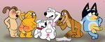 aardman_animations adventure_time anal anal_fisting anthro anus australian_cattle_dog balls bandit_heeler bluey_(series) bodily_fluids body_writing brian_griffin butt canid canine canis cartoon_network cattledog cousins_(lore) cum domestic_dog dukey english_text family_guy fisting genital_fluids genitals gromit_(wallace_and_gromit) group herding_dog hi_res humanoid_genitalia humanoid_penis incest_(lore) instruction instruction_on_body jake_the_dog jasper_(family_guy) johnny_test_(series) male male/male mammal number number_on_body pastoral_dog penetration penis phone_number tally_marks text text_on_body vermonttheseagull wallace_and_gromit western_tally_marks writing_on_butt