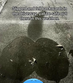 big_butt butt female print slipping snow luanctoons shanon_(luanctoons) humanoid reptile scalie snake absurd_res hi_res