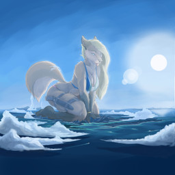 anthro arm_tuft athletic bare_shoulders big_breasts bikini biped blonde_hair blue_bikini blue_clothing blue_eyes blue_sky blue_swimwear boat bracelet breasts brown_body brown_fur cheek_tuft claws clothed clothing cloud countershade_face countershade_tail countershade_torso countershading day detailed_background dipstick_arms dipstick_legs ear_piercing ear_ring facial_tuft female female_anthro finger_claws fur giga gloves_(marking) gold_(metal) gold_bracelet gold_ear_ring gold_jewelry hair island jewelry knife landscape_dwarfing leg_markings lens_flare long_hair looking_down macro macro_anthro macro_female markings mountain multicolored_bikini multicolored_body multicolored_clothing multicolored_fur multicolored_swimwear neck_tuft outside piercing plantigrade raised_tail ring_piercing sea shoulder_tuft sitting skimpy sky socks_(marking) solo sun swimwear tail tan_body tan_fur teeth toe_claws tongue tongue_out tuft two-piece_swimsuit vehicle wariza water watercraft white_claws scream_(artist) alessandra_(scream) canid canine fox mammal 1:1 2022 colored hi_res