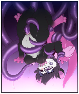 anthro border breasts eyewear female female/tentacles fur genitals glasses hair nude open_mouth penetration sex simple_background smile solo suspended_via_tentacles suspension teeth tentacle_in_vagina tentacle_penetration tentacle_sex tentacle_suspension tentacles thick_thighs tongue upside_down vaginal vaginal_penetration vulva white_border wings backsash american_opossum mammal marsupial 2021 absurd_res digital_media_(artwork) hi_res